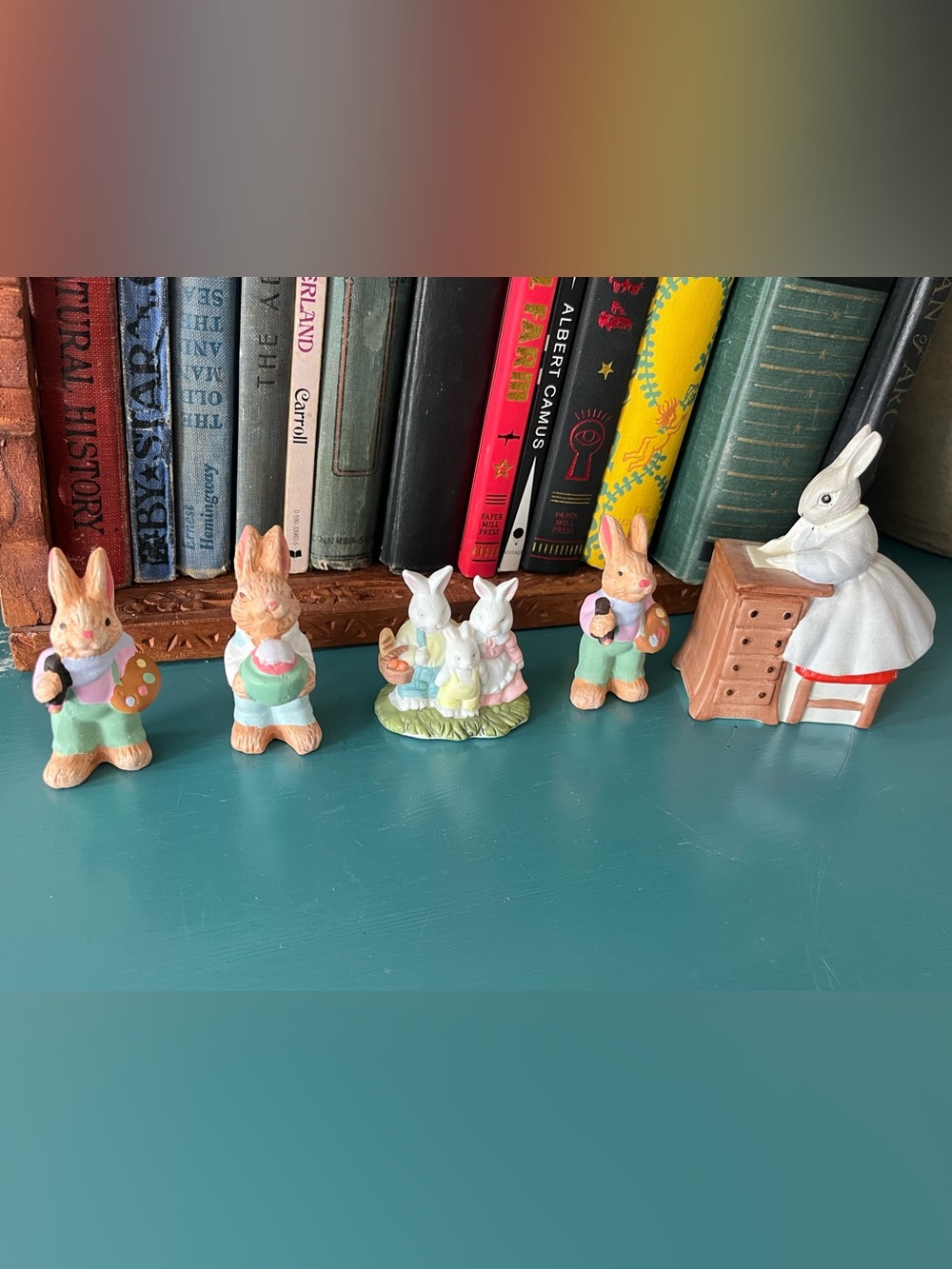 Ceramic Bunny Figurines Lot Beatrix Potter & Others